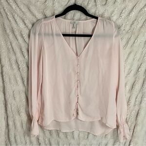 Joie Women’s Bolona Long Sleeve V-Neck Button-Down Top